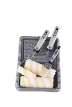 Malerull- og penselsett 10/18 cm 7 deler - Luxi